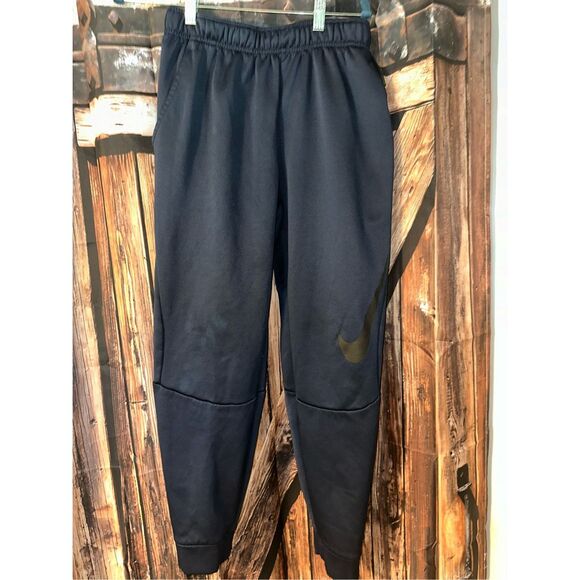 Nike Men's Dri-Fit Training Jogger Active Workout Gym  Pants Size Small Navy Blu - Picture 1 of 6